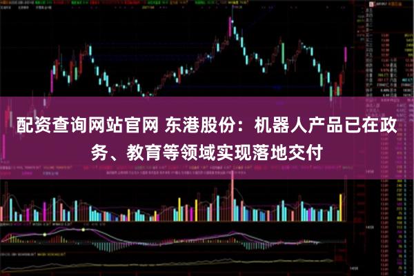 配资查询网站官网 东港股份：机器人产品已在政务、教育等领域实现落地交付